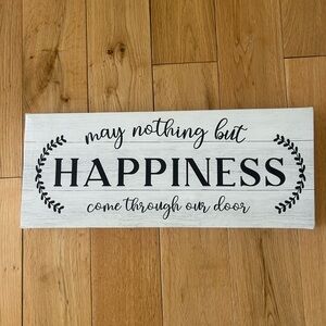 Canvas sign like new
